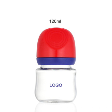 Mushroom Shape Baby Feeder Bottle Glass Feeding Bottles